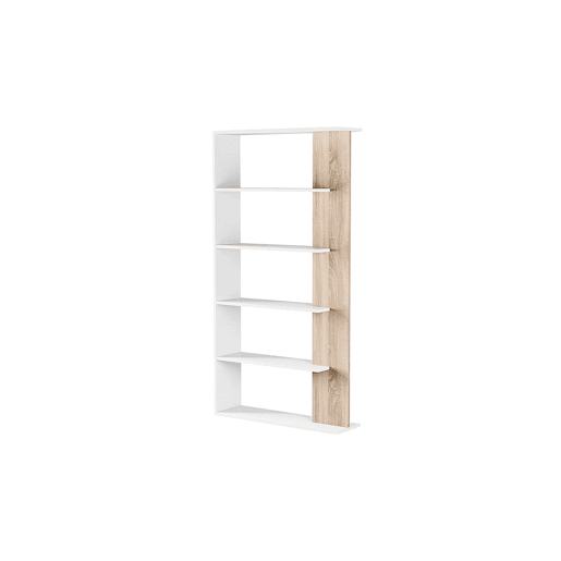 Estantes Alida Artik White (Branco mate) - Carvalho canadiano 90 x 180 x 25cm cm Estantes Alida Artik White (Branco mate) - Carvalho canadiano 90 x 180 x 25cm cm