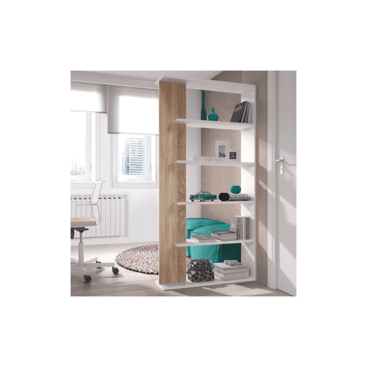 Estantes Alida Artik White (Branco mate) - Carvalho canadiano 90 x 180 x 25cm cm Estantes Alida Artik White (Branco mate) - Carvalho canadiano 90 x 180 x 25cm cm