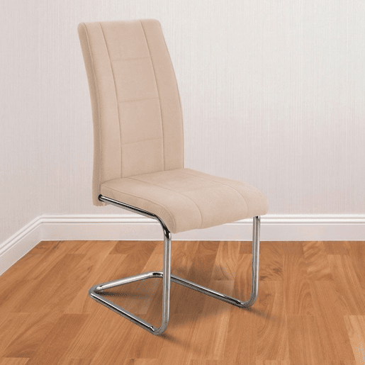 Conjunto de 4 cadeiras de jantar San San Beige 44 x 100 x 61cm cm