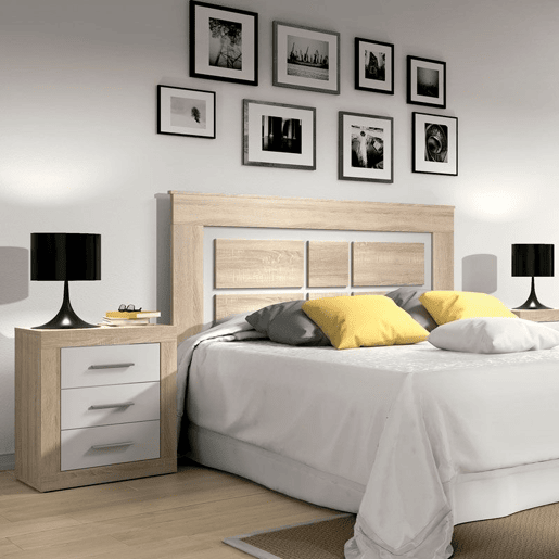 Cabeceira Lara 160 Cambria - Branco 160 x 119,3 x 3,8 cm