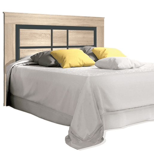 Cabeceira Lara 160 Cambria - Grafite 160 x 119,3 x 3,8 cm