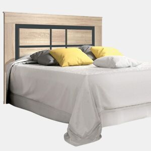 Cabeceira Lara 160 Cambria - Grafite 160 x 119,3 x 3,8 cm