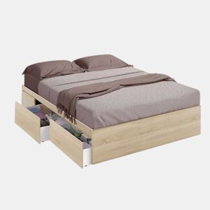 Cama Kendra Carvalho canadiano 156 x 37 x 196 cm