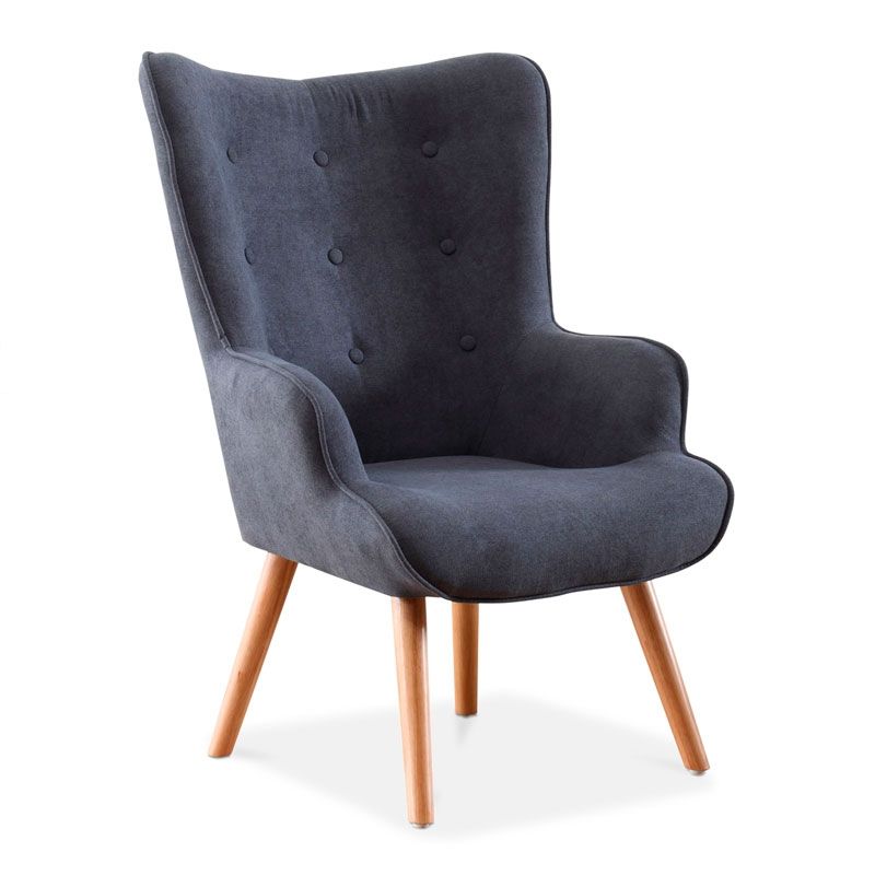 Butaca voss gris 71 x 95 x 75 cm