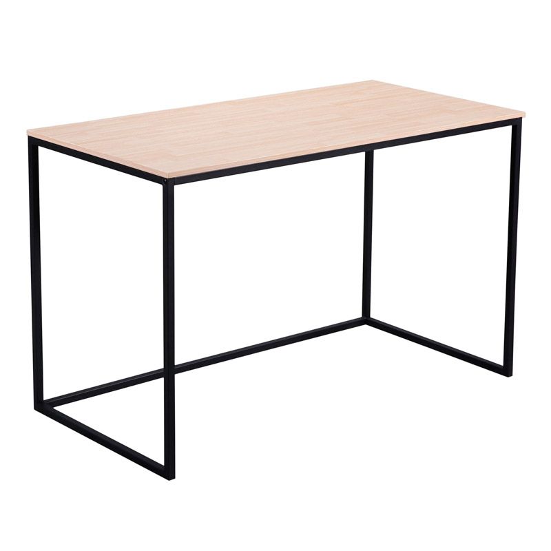 Mesa de escritorio mia roble salvaje - negro 120x60 cm