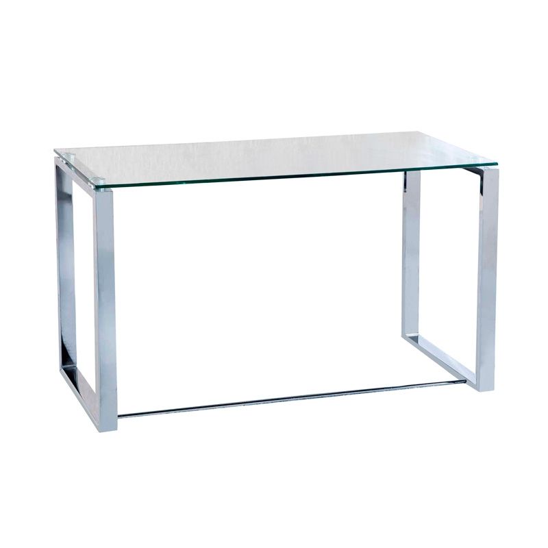 Mesa de escritorio benetto xl metal cromado 120 x 74 x 60 cm