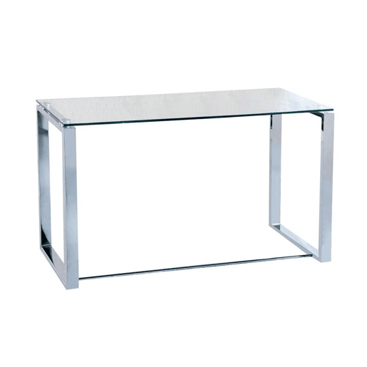 Secretária Benetto XL Metal cromado 120 x 74 x 60 cm Secretária Benetto XL Metal cromado 120 x 74 x 60 cm