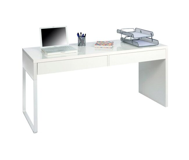 Mesa de ordenador touch blanco artik (blanco mate) 138 x 75 x 50 cm