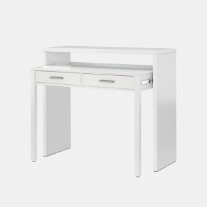 Secretária extensível Mesa Artik White (Branco mate) 98,5 x 87,5 x 36u201366 cm