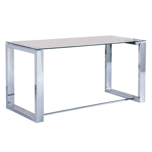Mesa de escritório Metal cromado 140 x 75 x 70cm cm
