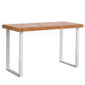 Mesa de estudo natural Carvalho selvagem - Branco 120 cm