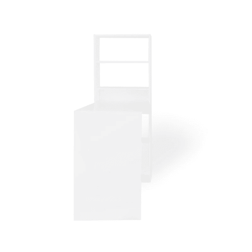 Mesa de estudo Qanik com prateleiras Branco 120,5 x 140 x 49,5 cm