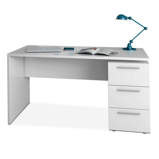 Mesa de escritorio Stylus Artik White (Branco mate) 138 x 74 x 60cm cm Mesa de escritorio Stylus Artik White (Branco mate) 138 x 74 x 60cm cm