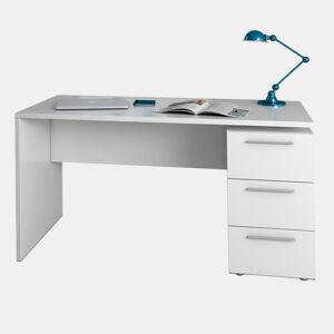 Mesa de escritorio Stylus Artik White (Branco mate) 138 x 74 x 60cm cm