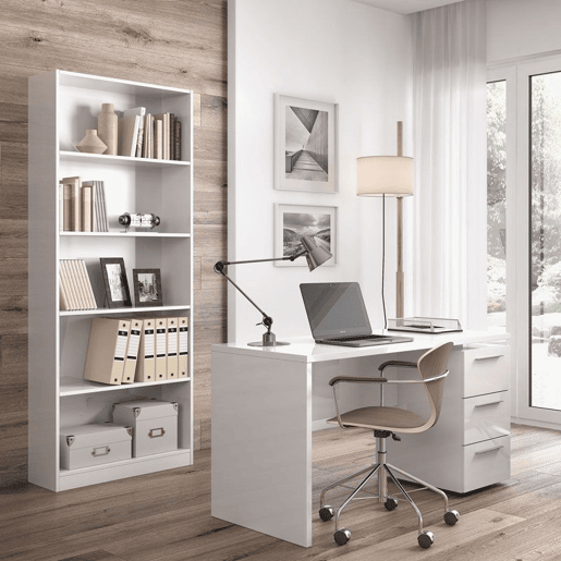 Mesa de escritorio Stylus Artik White (Branco mate) 138 x 74 x 60cm cm Mesa de escritorio Stylus Artik White (Branco mate) 138 x 74 x 60cm cm