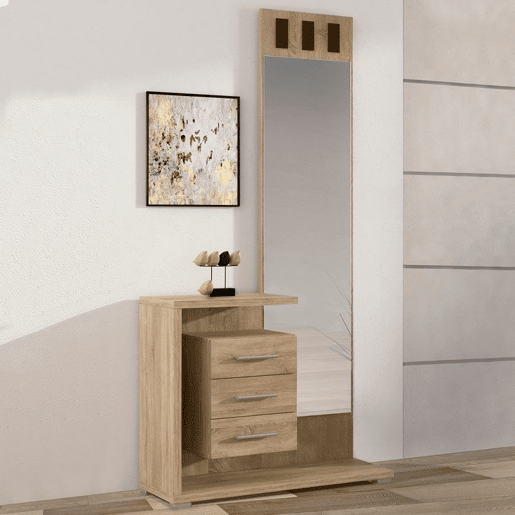 Mobiliário de corredor Prisma Cambria 85 x 75 x 27,9 cm