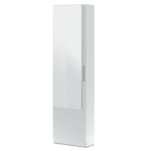 Sapateira Kristal 1 porta Artik White (Branco mate) 50 x 180 x 22cm cm Sapateira Kristal 1 porta Artik White (Branco mate) 50 x 180 x 22cm cm