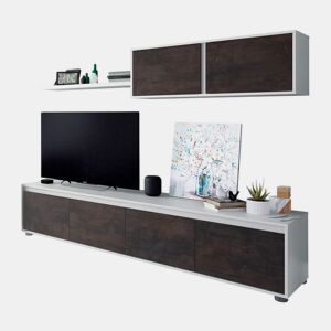 Mobiliário de sala de estar Alida Artik Branco (Branco mate) - Ferrugem 200 x 43 x 40,7 cm