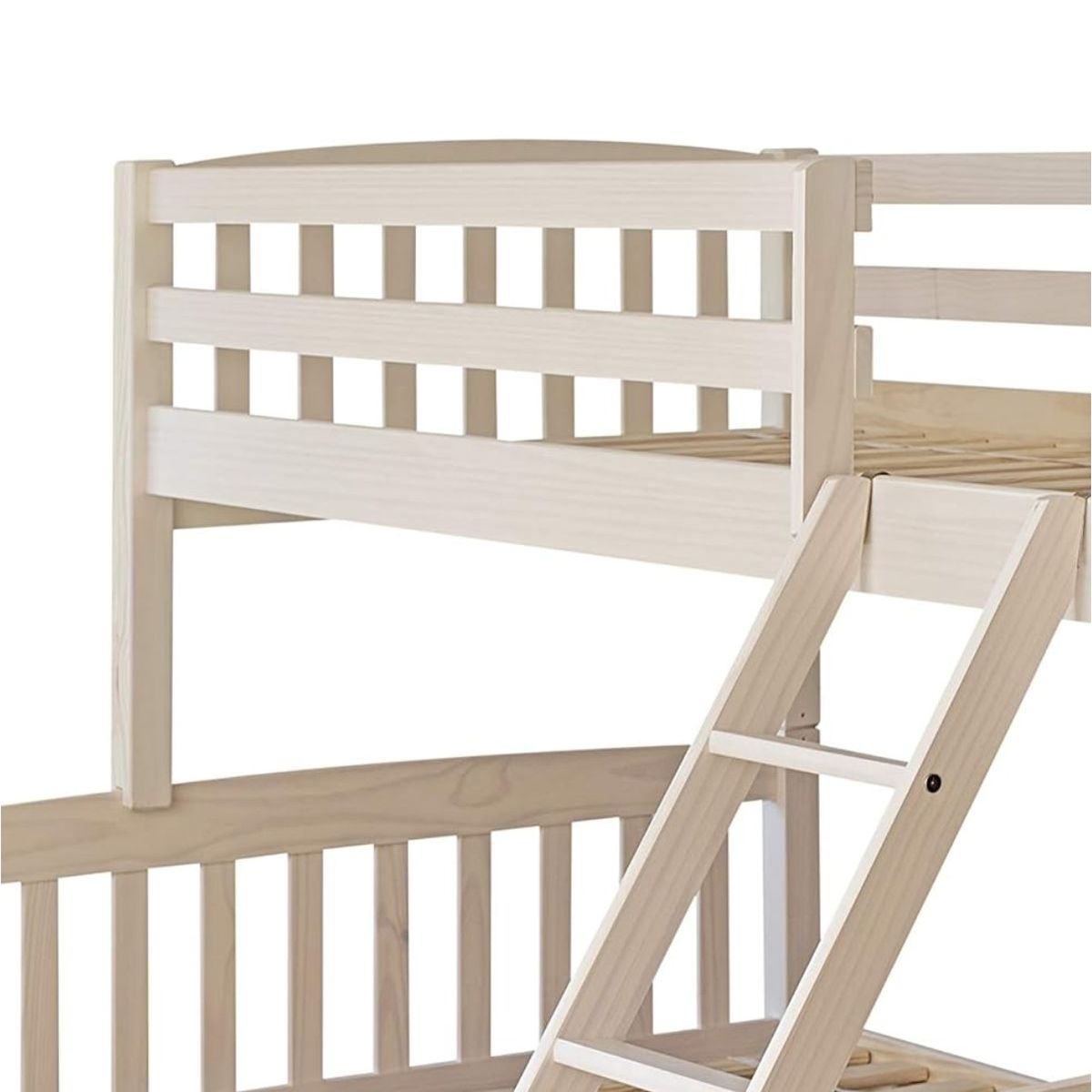 Litera twink somieres incluidos madera de pino natural 156x205x151 cm