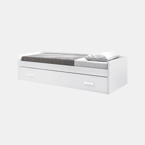 Cama com gavetão - 90 Cm - Venprodin - 54X201X98Cm - Branco