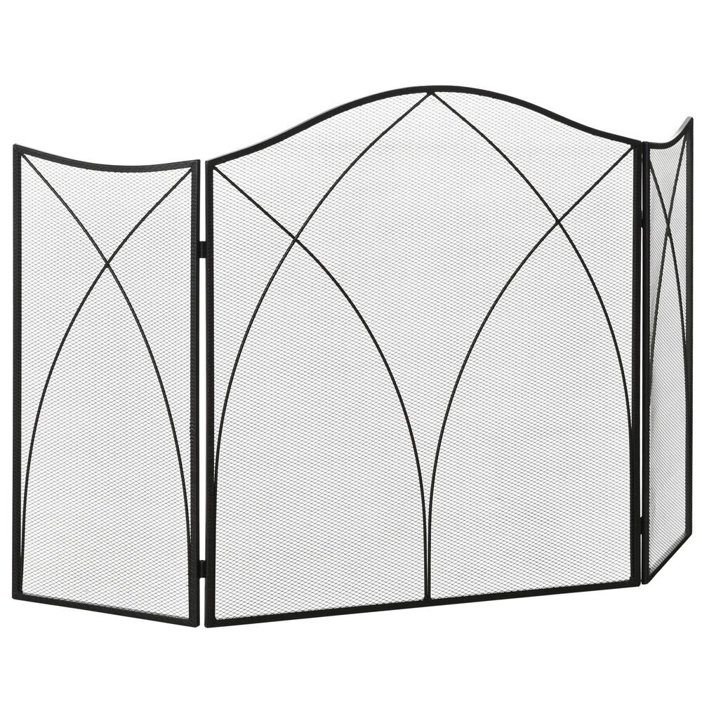 Salvachispas Plegable Metal HOMCOM, hogar - climatización
