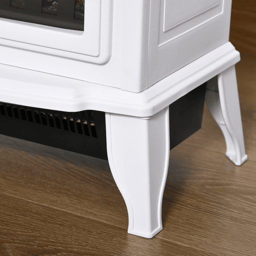 HOMCOM Lareira Elétrica Portátil 10002000W com Simulação de Chama Termostato Ajustável e Proteção de Superaquecimento para Salas de até 25m² 36,5x24x41,5cm Branco HOMCOM Lareira Elétrica Portátil 10002000W com Simulação de Chama Termostato Ajustável e Proteção de Superaquecimento para Salas de até 25m² 36,5x24x41,5cm Branco