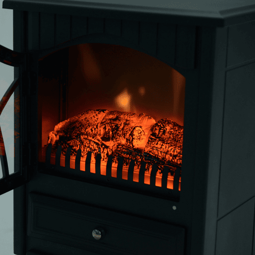 HOMCOM Lareira Elétrica Portátil Lareira Elétrica com Efeito de Chama Realista Potência 1000W2000W 45x28,5x54cm Preto HOMCOM Lareira Elétrica Portátil Lareira Elétrica com Efeito de Chama Realista Potência 1000W2000W 45x28,5x54cm Preto