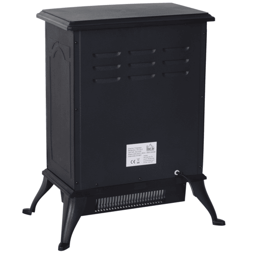 HOMCOM Lareira Elétrica Portátil Lareira Elétrica com Efeito de Chama Realista Potência 1000W2000W 45x28,5x54cm Preto HOMCOM Lareira Elétrica Portátil Lareira Elétrica com Efeito de Chama Realista Potência 1000W2000W 45x28,5x54cm Preto