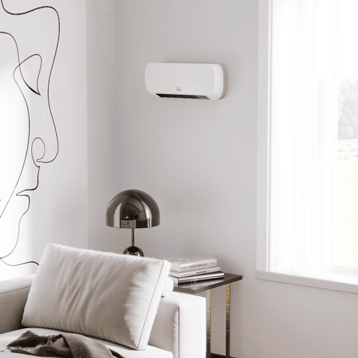 HOMCOM Aquecedor Cerâmico de Parede 1000W2000W com Controle Remoto 3 Modos de Aquecimento Temporizador de 12h Termostato e Proteção contra Superaquecimento 45x18,6x11,5cm Branco HOMCOM Aquecedor Cerâmico de Parede 1000W2000W com Controle Remoto 3 Modos de Aquecimento Temporizador de 12h Termostato e Proteção contra Superaquecimento 45x18,6x11,5cm Branco
