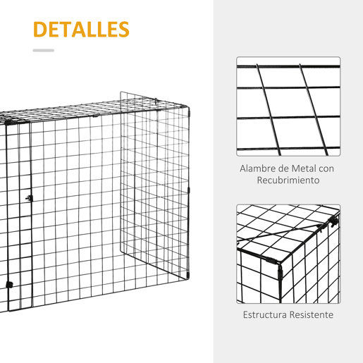 HOMCOM Frente de Lareira com Comprimento Ajustável Frente para Lareira com Grade de Metal 81,5-160x44x68cm Preto