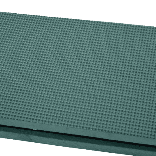 Outsunny Banco de Jardim Dobrável com Bolsa para Ferramentas Almofada de Proteção para Joelhos Assento de Jardim com Joelheira Altura Ajustável 58x28x49cm Verde e Preto