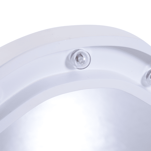 HOMCOM Espelho de Maquilhagem com Luz LED Dobrável Espelho Triplo de Mesa Presente Original para Mulher, 73x53,5x4,5cm