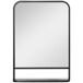 Espejo de Pared Metal, Vidrio HOMCOM, hogar - decoración 50x10 Espejo de Pared Metal, Vidrio HOMCOM, hogar - decoración 50x10 Negro