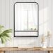 Espejo de Pared Metal, Vidrio HOMCOM, hogar - decoración 50x10 Espejo de Pared Metal, Vidrio HOMCOM, hogar - decoración 50x10 Negro