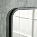 Espejo de Pared Metal, Vidrio HOMCOM, hogar - decoración 50x10 Espejo de Pared Metal, Vidrio HOMCOM, hogar - decoración 50x10 Negro