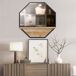 Espejo de Pared Madera de Abeto, Vidrio, Metal HOMCOM 61x8 Espejo de Pared Madera de Abeto, Vidrio, Metal HOMCOM 61x8 Negro