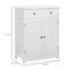 Armario de Baño MDF kleankin, hogar - baño Armario de Baño MDF kleankin, hogar - baño Blanco