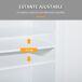 Armario de Baño MDF kleankin, hogar - baño Armario de Baño MDF kleankin, hogar - baño Blanco