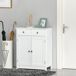 Armario de Baño MDF kleankin, hogar - baño Armario de Baño MDF kleankin, hogar - baño Blanco