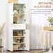 Alacena de Cocina MDF, Melamina de Madera HOMCOM, hogar - cocina Alacena de Cocina MDF, Melamina de Madera HOMCOM, hogar - cocina Blanco