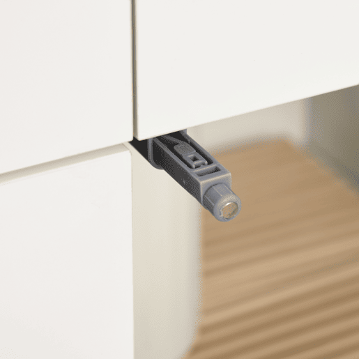 HOMCOM Armário de Cozinha Móvel Auxiliar de Cozinha com 4 Portas 2 Gavetas e Prateleiras Ajustáveis para Sala de Jantar Sala de Estar Estilo Moderno Anti-Tombo 60x35x170cm Branco