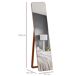 Espejo de Pie Madera de Pino, Vidrio HOMCOM, hogar - decoración 37x43 Espejo de Pie Madera de Pino, Vidrio HOMCOM, hogar - decoración 37x43 Marrón
