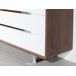 ANGEL CERDA Cómoda madera nogal y acero 140 ANGEL CERDA Cómoda madera nogal y acero 140 Blanco