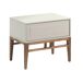 ANGEL CERDA Mesita noche madera y nogal 60 ANGEL CERDA Mesita noche madera y nogal 60 Beige