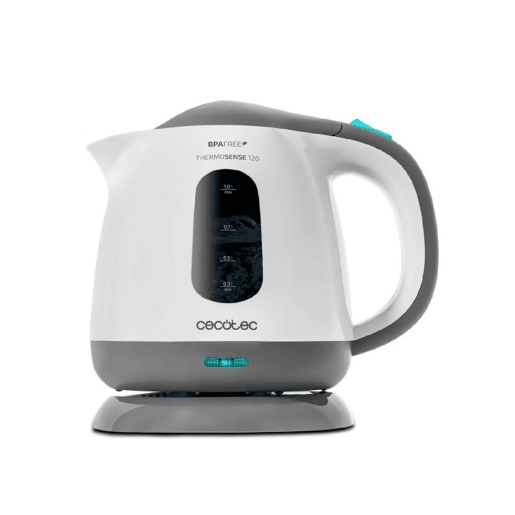 Cecotec Jarro elétrico de 1 litro de capacidade, livre de BPA e com 1100 W.