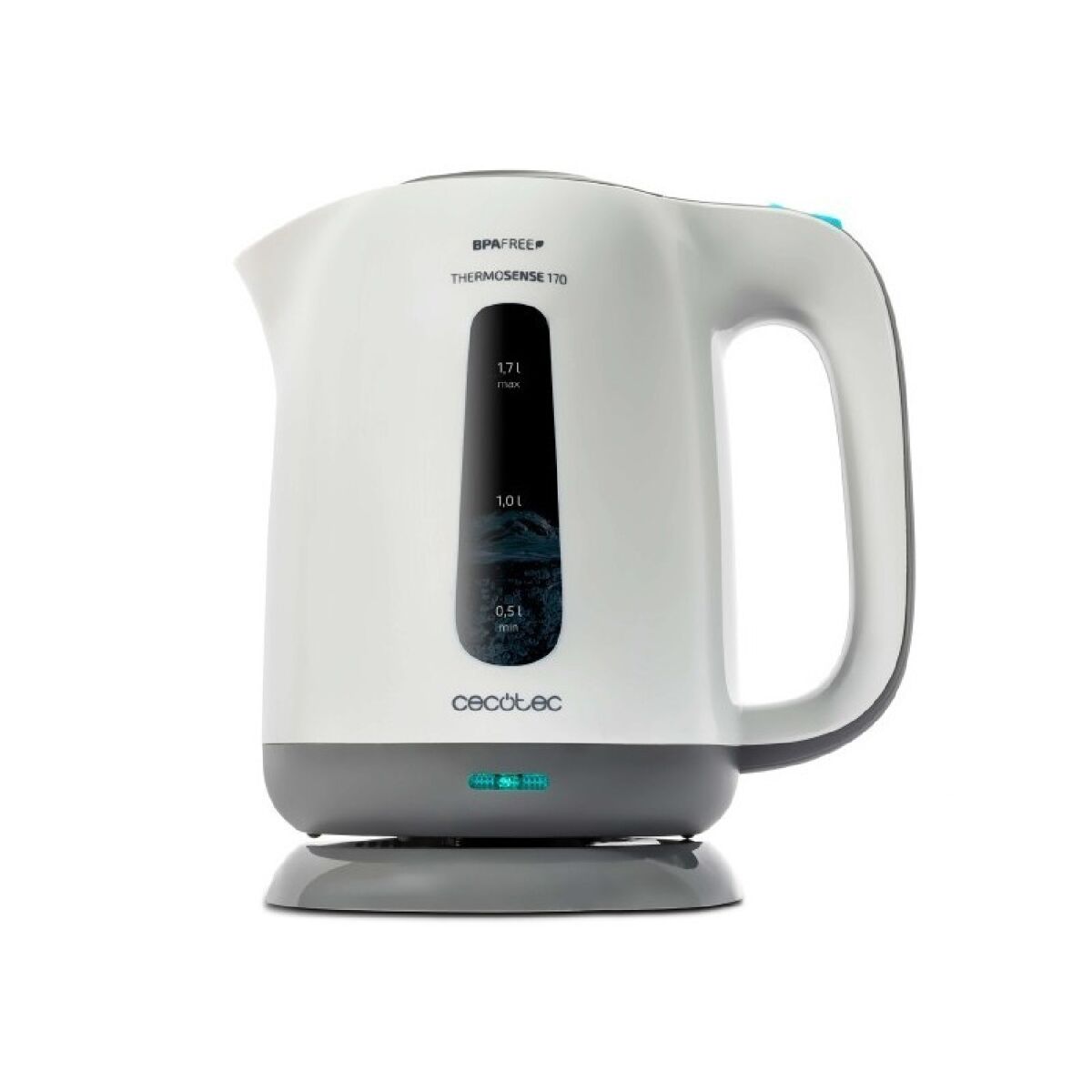 Hervidor de agua eléctrico Cecotec ThermoSense 170 2200W 17L fil