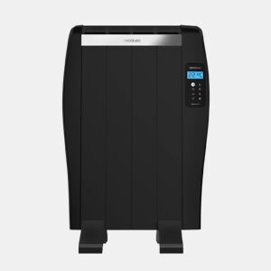 Cecotec Emissor térmico com 4 elementos e 600 W, ecrã LCD, comando à distância, temporizador programável, seleção de temperatura, cobertura de 8 m² e máxima segurança.
