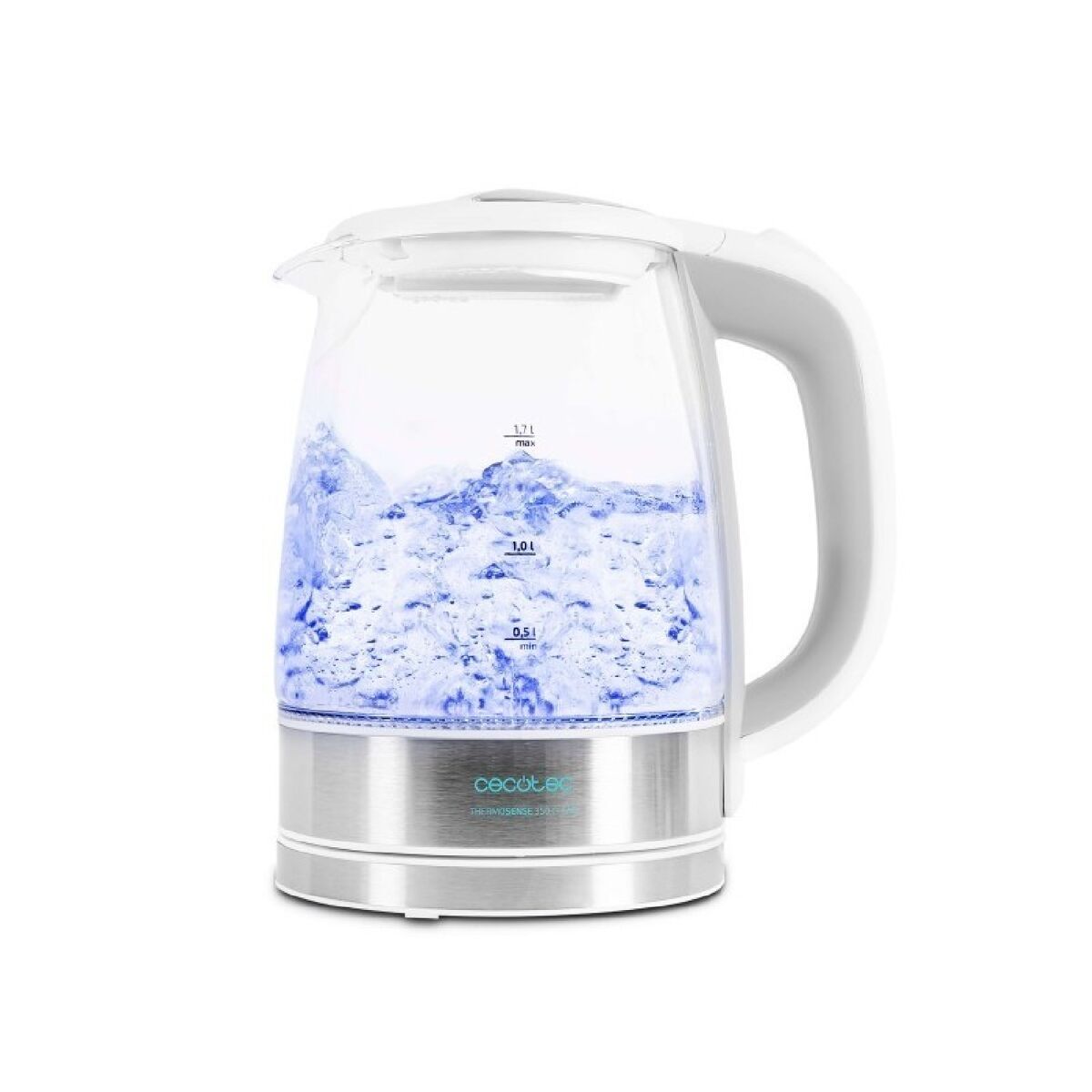 Hervidor de agua eléctrico Cecotec ThermoSense 350 Clear 2200W 1