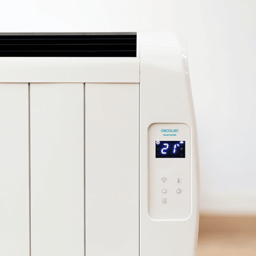 Cecotec Emissor térmico com 6 elementos e 900 W, controlo por Wifi, ecrã LCD, controlo remoto, temporizador programável, seleção de temperatura, cobertura de 10 m² e máxima segurança. Cecotec Emissor térmico com 6 elementos e 900 W, controlo por Wifi, ecrã LCD, controlo remoto, temporizador programável, seleção de temperatura, cobertura de 10 m² e máxima segurança.