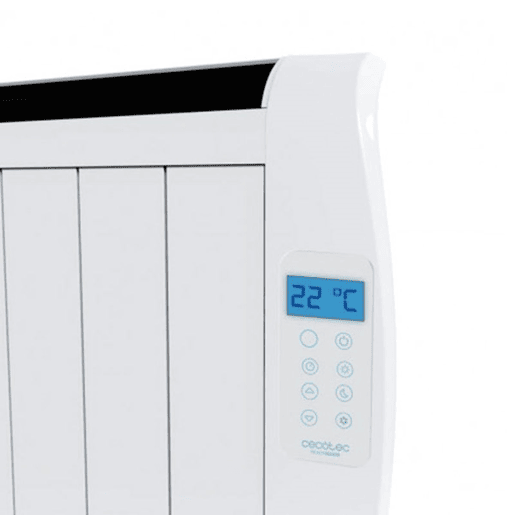 Cecotec Emissor térmico seco de 4 elementos e 600 W com ecrã LCD e comando. Cecotec Emissor térmico seco de 4 elementos e 600 W com ecrã LCD e comando.
